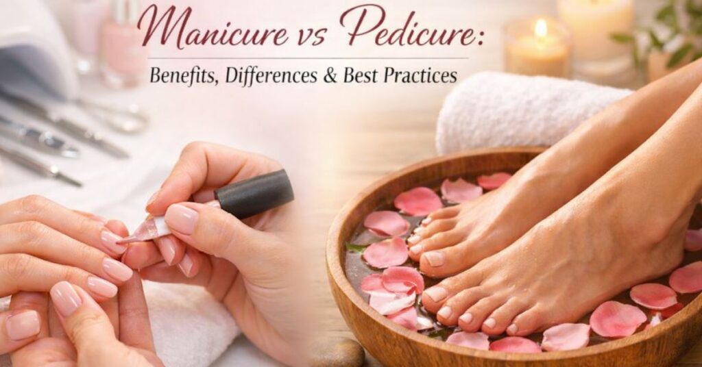 manicure Vs pedicure