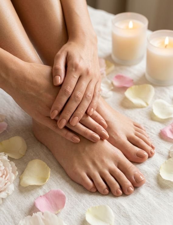 At home manicure pedicure service bangalore