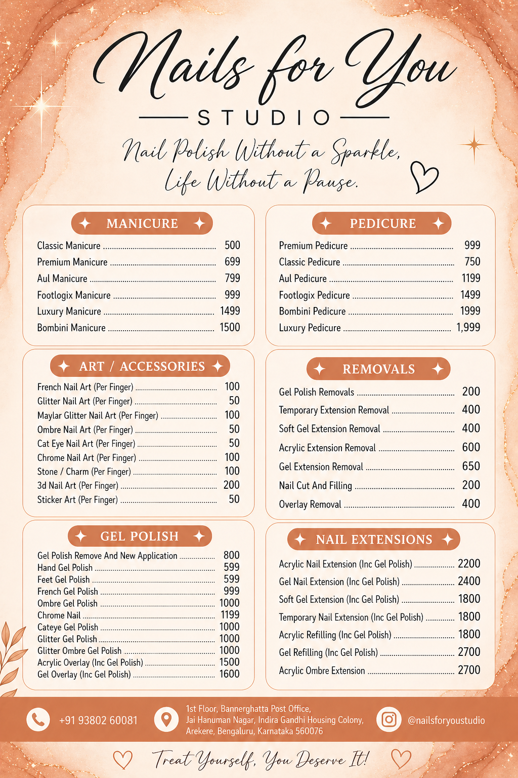 Nails for you package