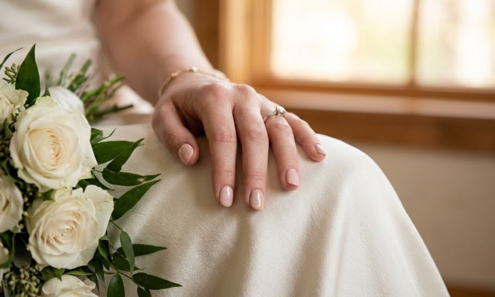 Nude pastel nails