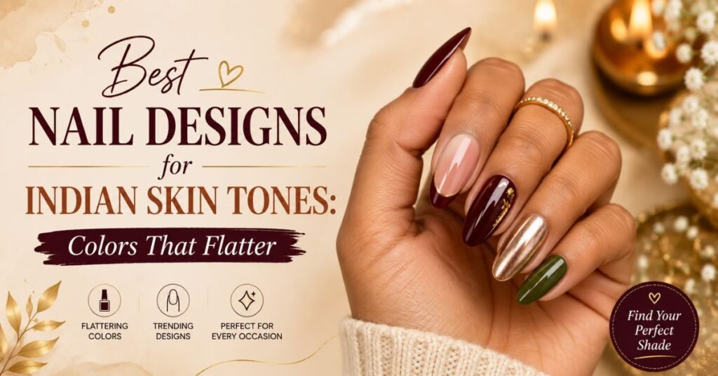 Best nail designs for indian skin tones colors that flatter (2026 edition)