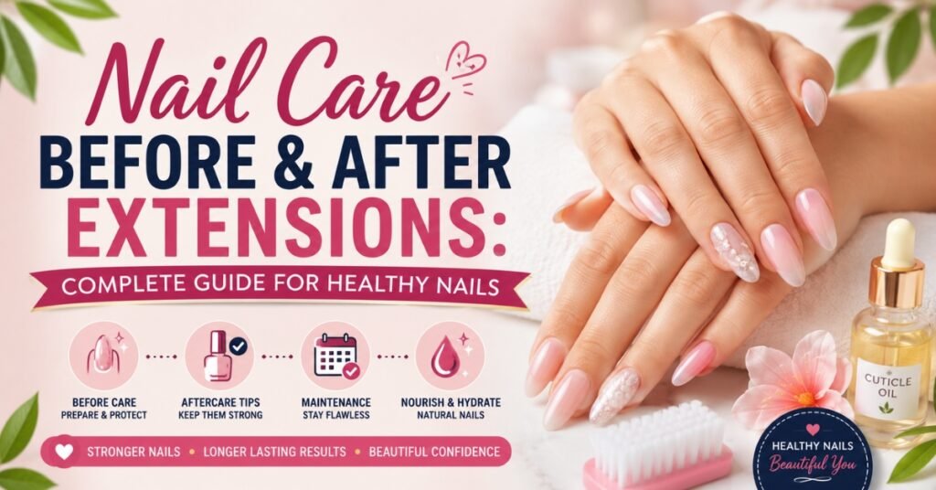 Nail care before and after extensions complete guide for healthy nails