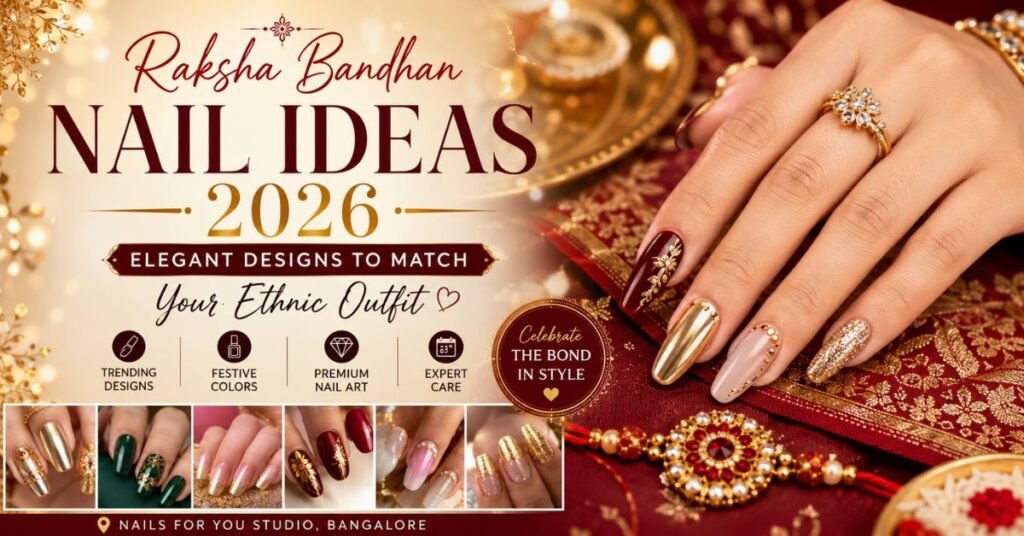 Raksha bandhan nail art ideas