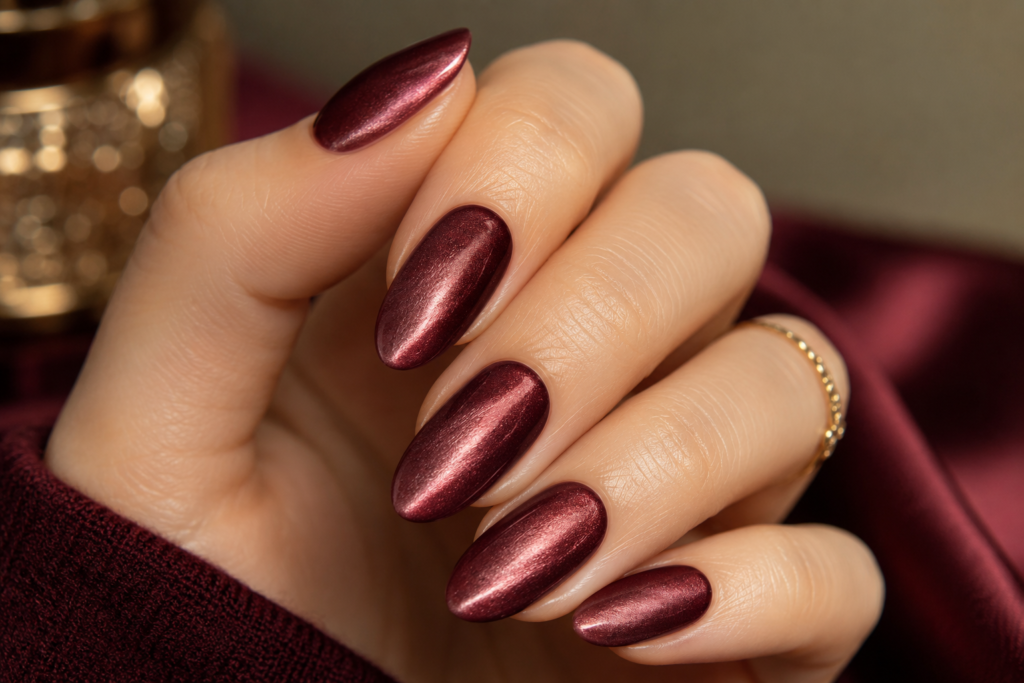 Raksha Bandhan Nail Art Ideas 2026: Elegant Designs To Match Your Ethnic Outfit 14 Velvet nails