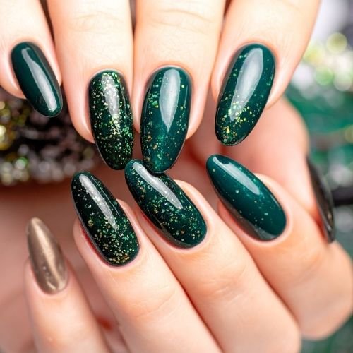 Glitter nails