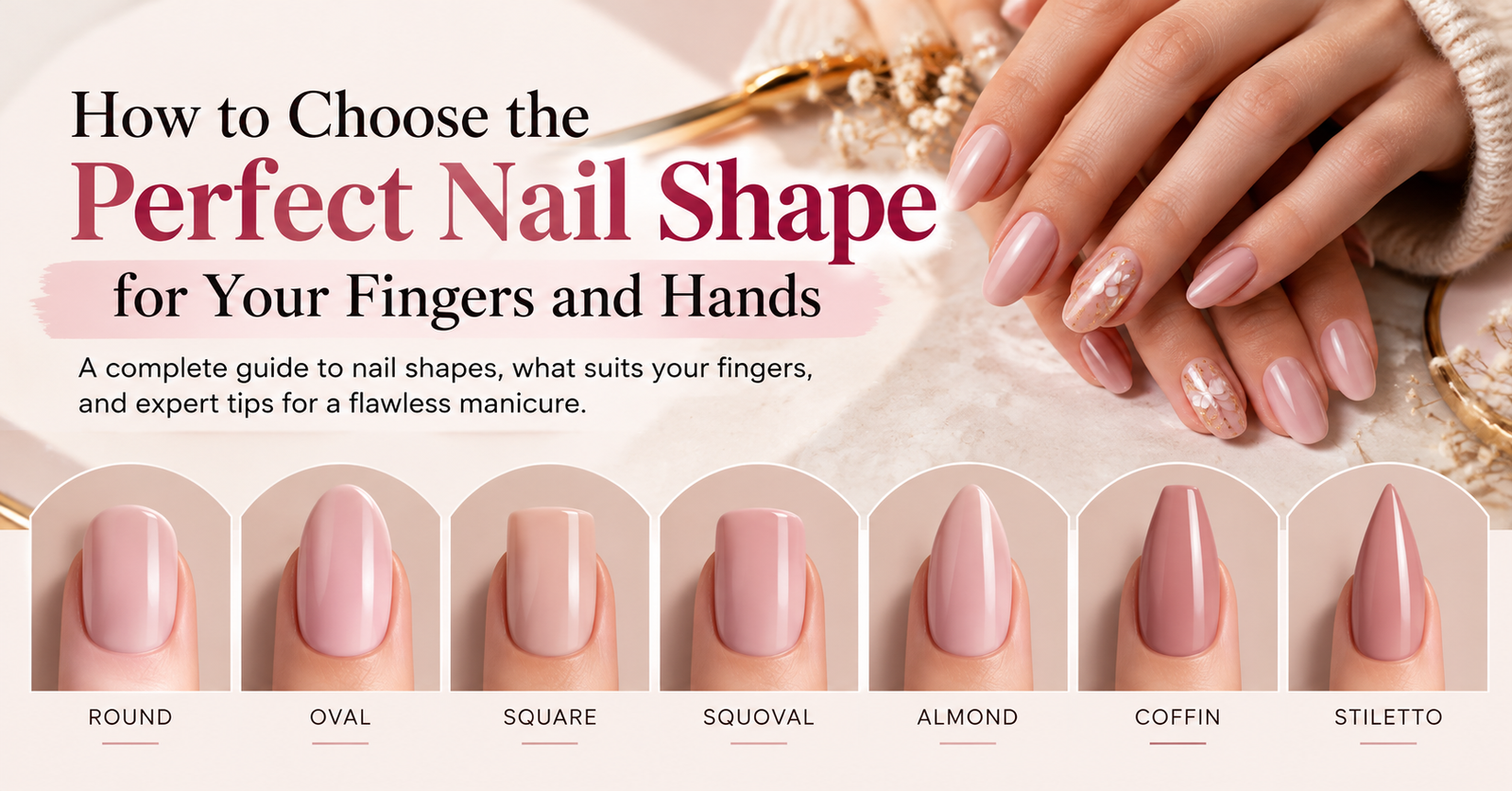 Perfect Nail Shape for Your Fingers and Hands